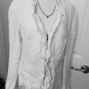 INC International Concepts linen blazer